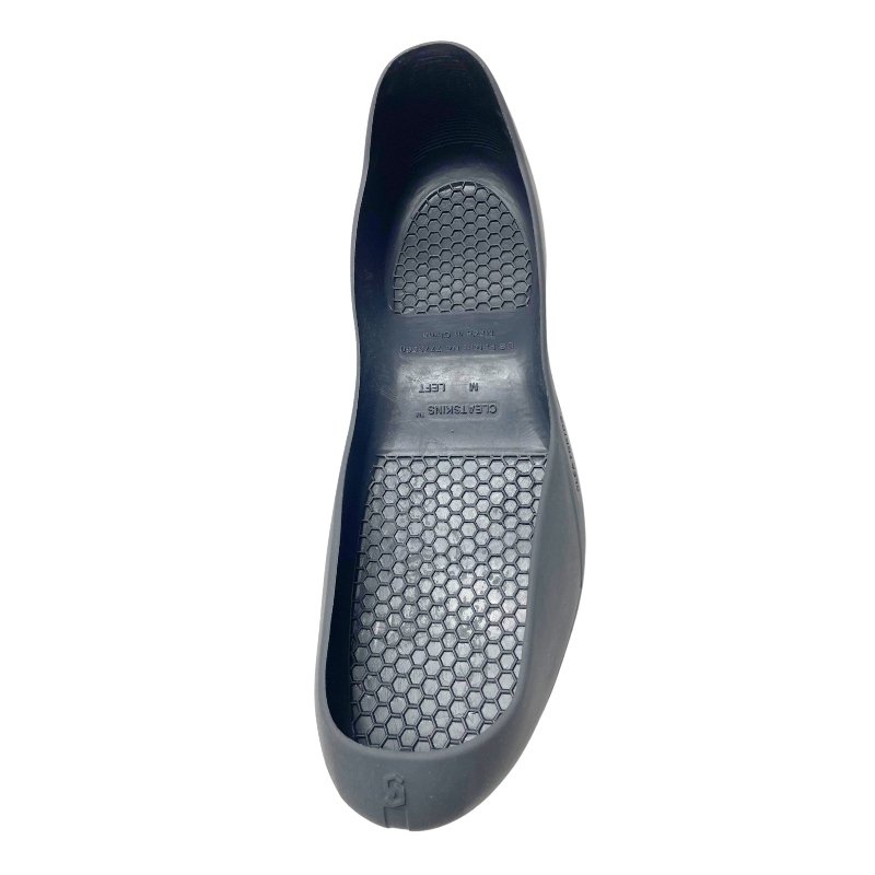 slip-on grey cleat cover for athletes